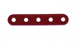 B487 Flexible Strip 5 Hole Dark Red Original