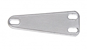 B581 Isosceles Triangular Flexible Plate Silver Original