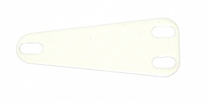 B581 Isosceles Triangular Flexible Plate White Original