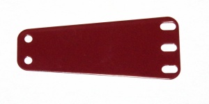 B582 Isosceles Trapezoidal Flexible Plate Dark Red Original
