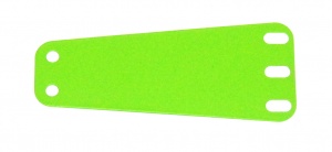 B582 Isosceles Trapezoidal Flexible Plate Fluorescent Green Original