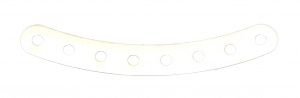 B584 Flexible Curved Strip 8 Hole White Original