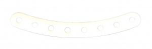 B584 Flexible Curved Strip 8 Hole White Original