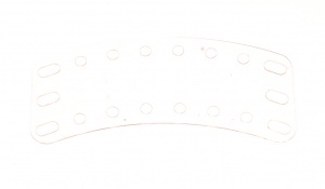 B709 Curved Flexible Plate 8x3 Transparent Original