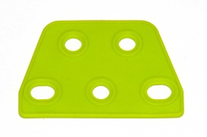 B824 Trapezoidal Flexible Plate 3x2 Florescent Green Plastic Original