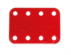 B864 Flexible Plate 3x4 Red Original