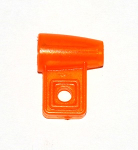 B953 Rod Holder Transparent Orange Plastic Original