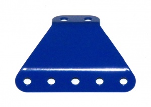 C369 Obtuse Flanged Trapezoidal Plate 5x2 Blue Original
