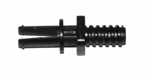 C449 Long Threaded Axle Clip 50mm Black Plastic Original