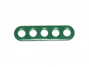 C768 Narrow Connector Strip 5 Hole 1 3/8'' Green Original