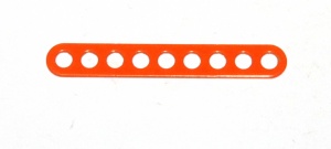 C771 Narrow Connector Strip 9 Hole 2 3/8'' Orange Original