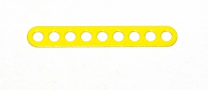 C771 Narrow Connector Strip 9 Hole 2 3/8'' Yellow Original