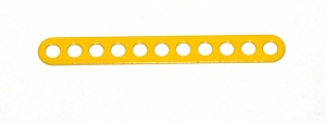 C772 Narrow Connector Strip 11 Hole 2 7/8'' Yellow Original