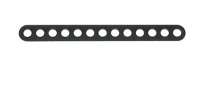 C773 Narrow Connector Strip 13 Hole 3 3/8'' Black Original