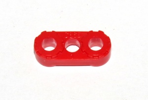 C868 Narrow Plastic Spacer Strip 3 Hole Red Original