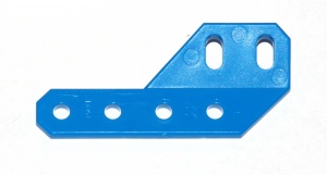 D051 Obtuse Semi-Angle Girder 2'' Right Blue Plastic Original