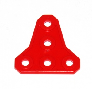 D053 Flat Trunnion Red Plastic Original