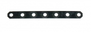 D118 Narrow Plastic Flexible Strip 7 Hole Black Original