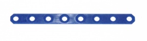 D140 Narrow Plastic Flexible Strip 8 Hole Blue Original