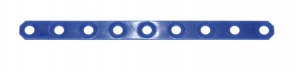 D207 Narrow Plastic Flexible Strip 9 Hole Blue Original