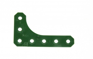 D324 Flexible L Gusset Plate 3x5 Hole Green Plastic Original