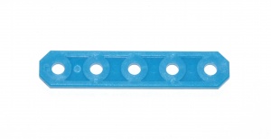 D338 Plastic Strip 5 Hole Blue Original