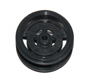 D424 Wheel Centre 1½'' Black Plastic Original