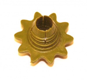 P84 Sprocket 10 Teeth Army Green Threaded Original