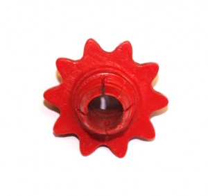 P84 Sprocket 10 Teeth Red Threaded Original