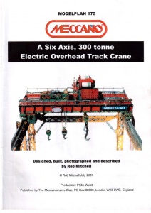 MP175 Six Axis, 300 Tonne Electric Overhead Track Crane