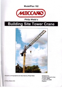 MP192 Building Site Tower Crane