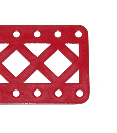 99bDC Double Braced Girder 15 Hole Mid Red Repainted
