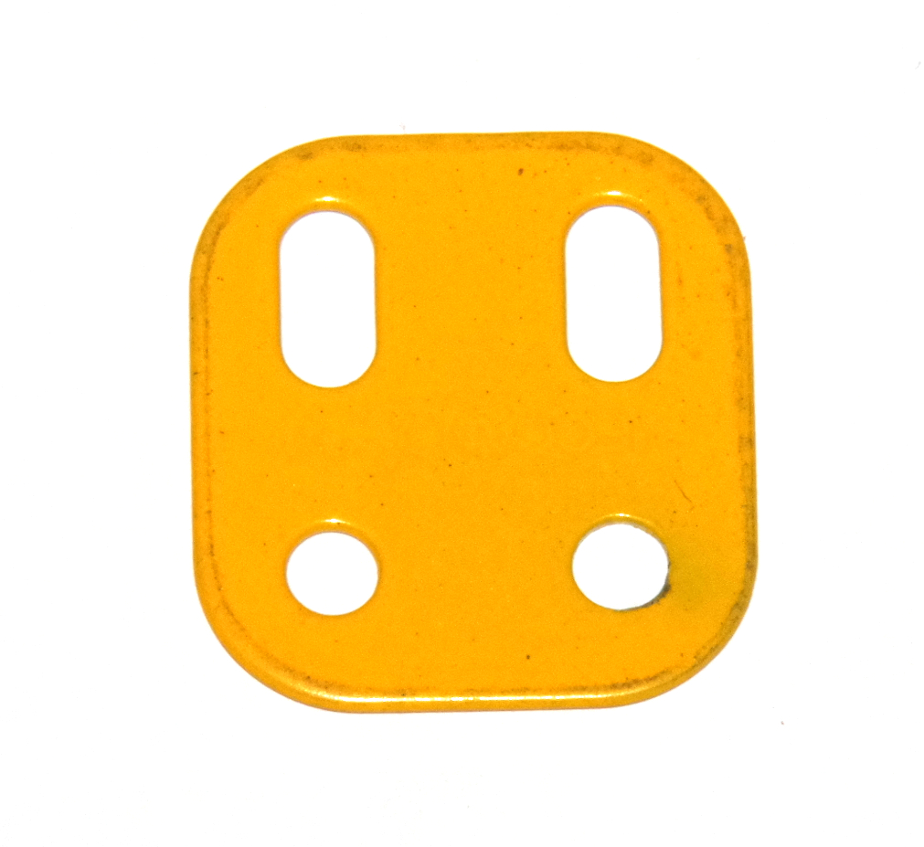 103L Flat Girder 2 Hole UK Yellow Original