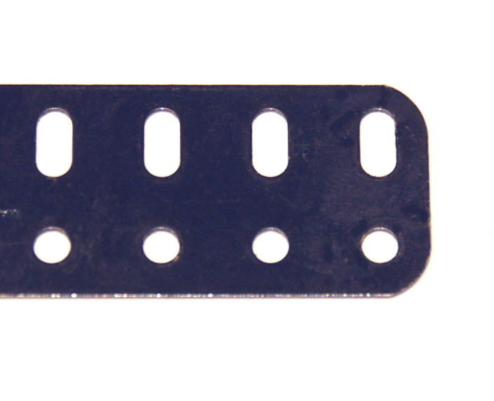 Meccano dark blue flat girder part 103d 
