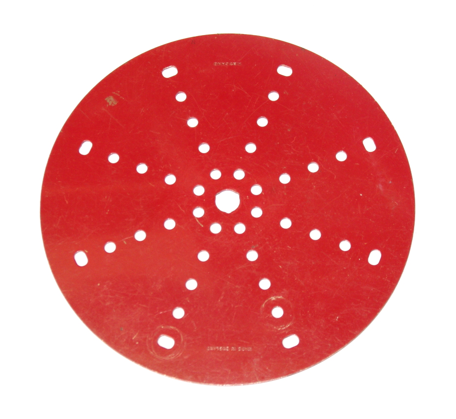 146 Circular Plate 6'' Mid Red Original
