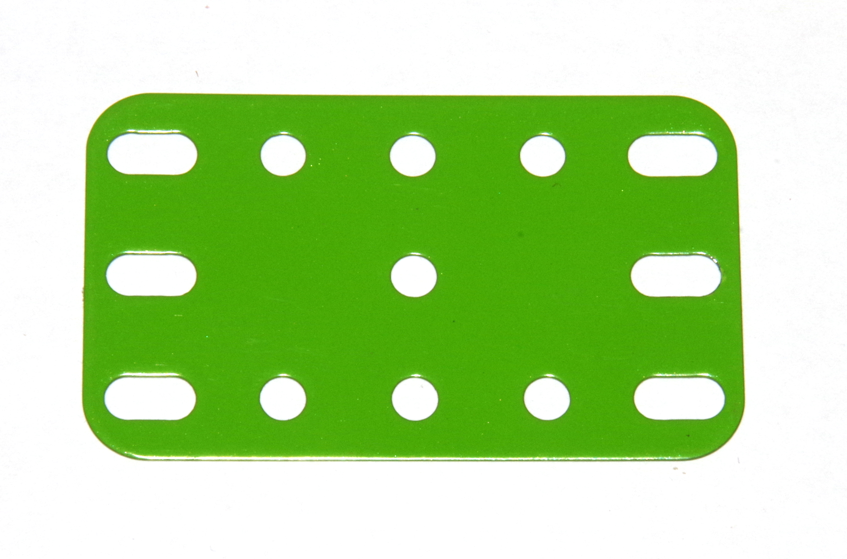 188 Flexible Plate 5x3 Florescent Green Original