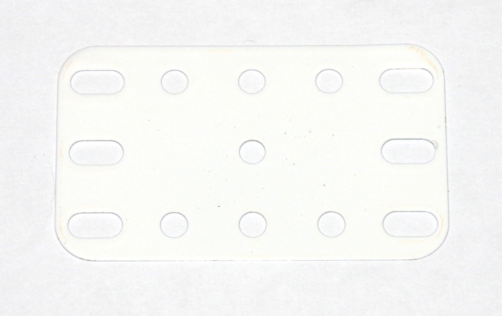 188 Flexible Plate 5x3 White Original