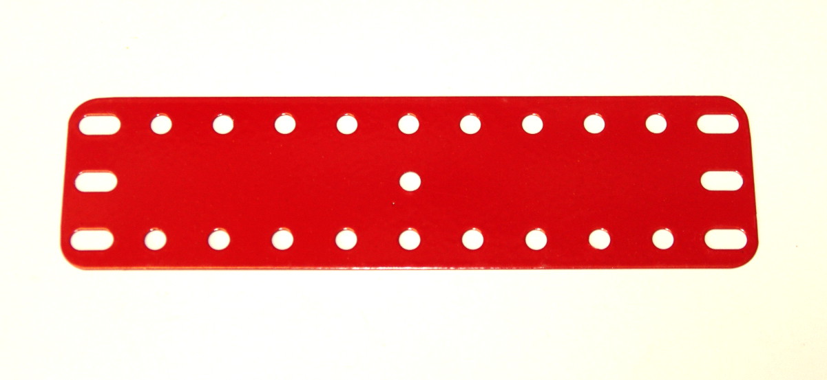 189 Flexible Plate 11x3 Red Used