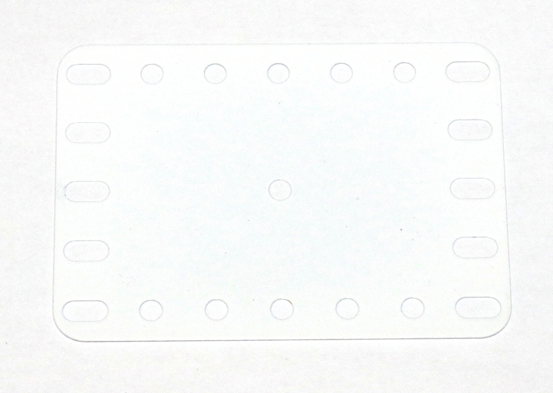190a Flexible Plate 5x7 White Original