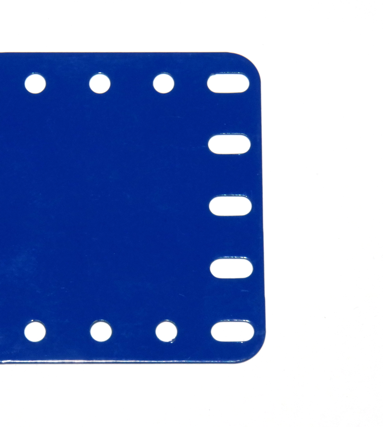195 Flexible Plate 5x15 Hole Blue Used