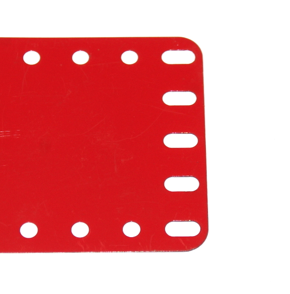 191 Flexible Plate 5x9 Light Red Original