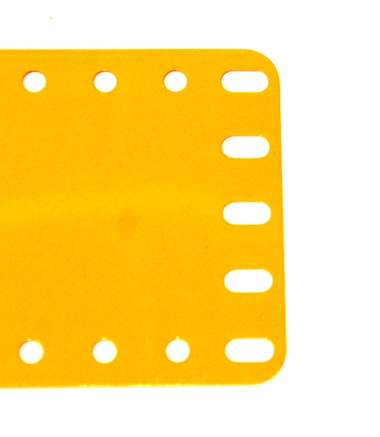 195 Flexible Plate 5x15 Hole UK Yellow Original