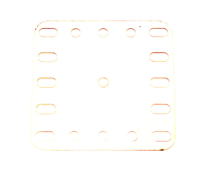 193a Transparent Plate 5x5 Hole