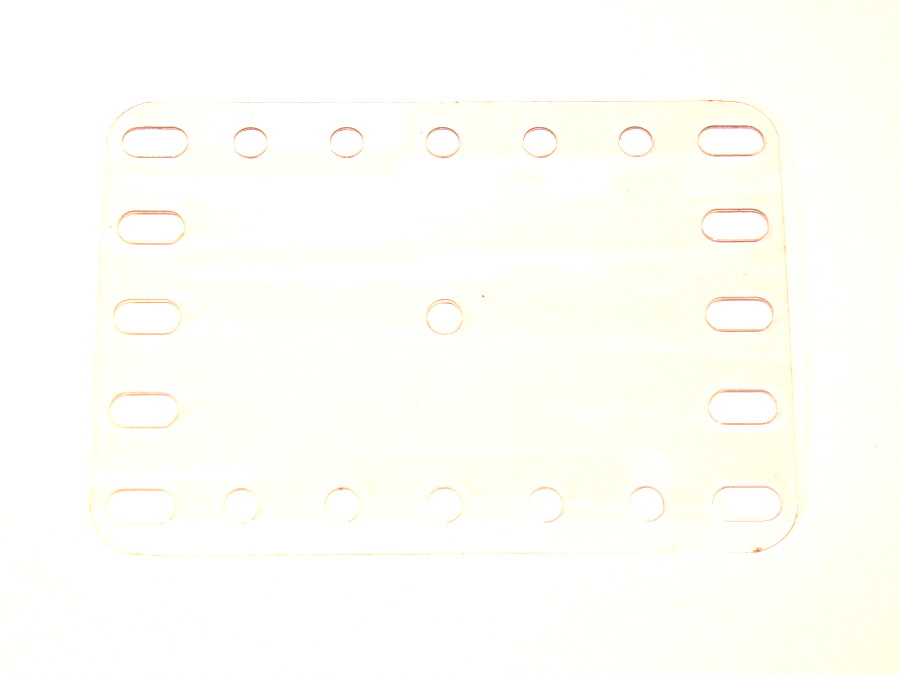 193b Transparent Plate 7x5 Hole
