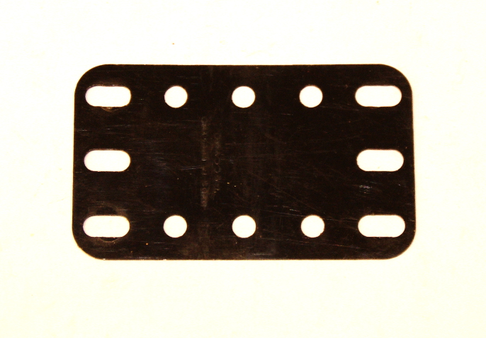 194 Flexible Plastic Plate 5x3 Black Original
