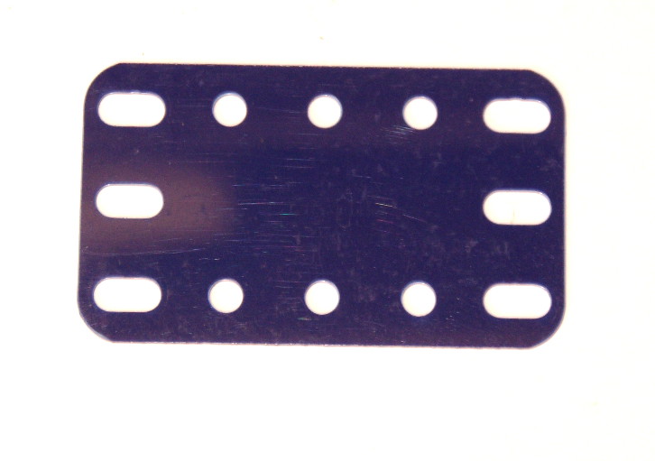 194 Flexible Plastic Plate 5x3 Blue