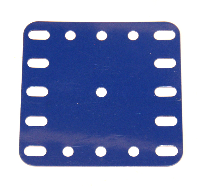 194a Flexible Plastic Plate 5x5 Blue Original
