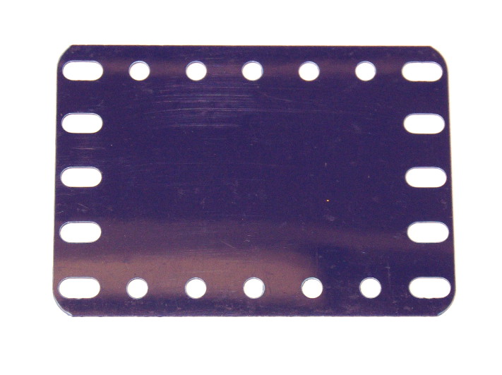 194b Flexible Plastic Plate 7x5 Blue