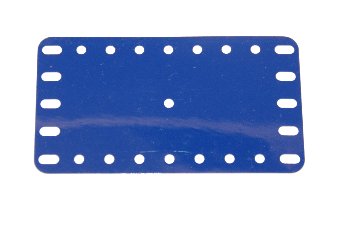 194c Flexible Plastic Plate 9x5 Blue Original
