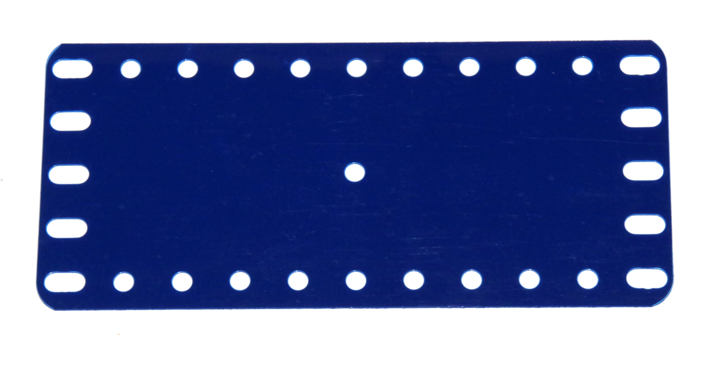 194e Flexible Plastic Plate 11x5 Blue
